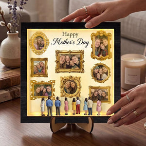 Mini Museum Faux Happy Mother's Day - Personalized Wooden Plaque 1_a8abbdff-45a3-4f35-81ad-bce06264547b.jpg