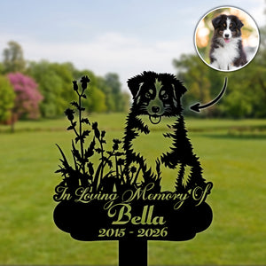 In Loving Memory - Personalized Cut Metal Sign