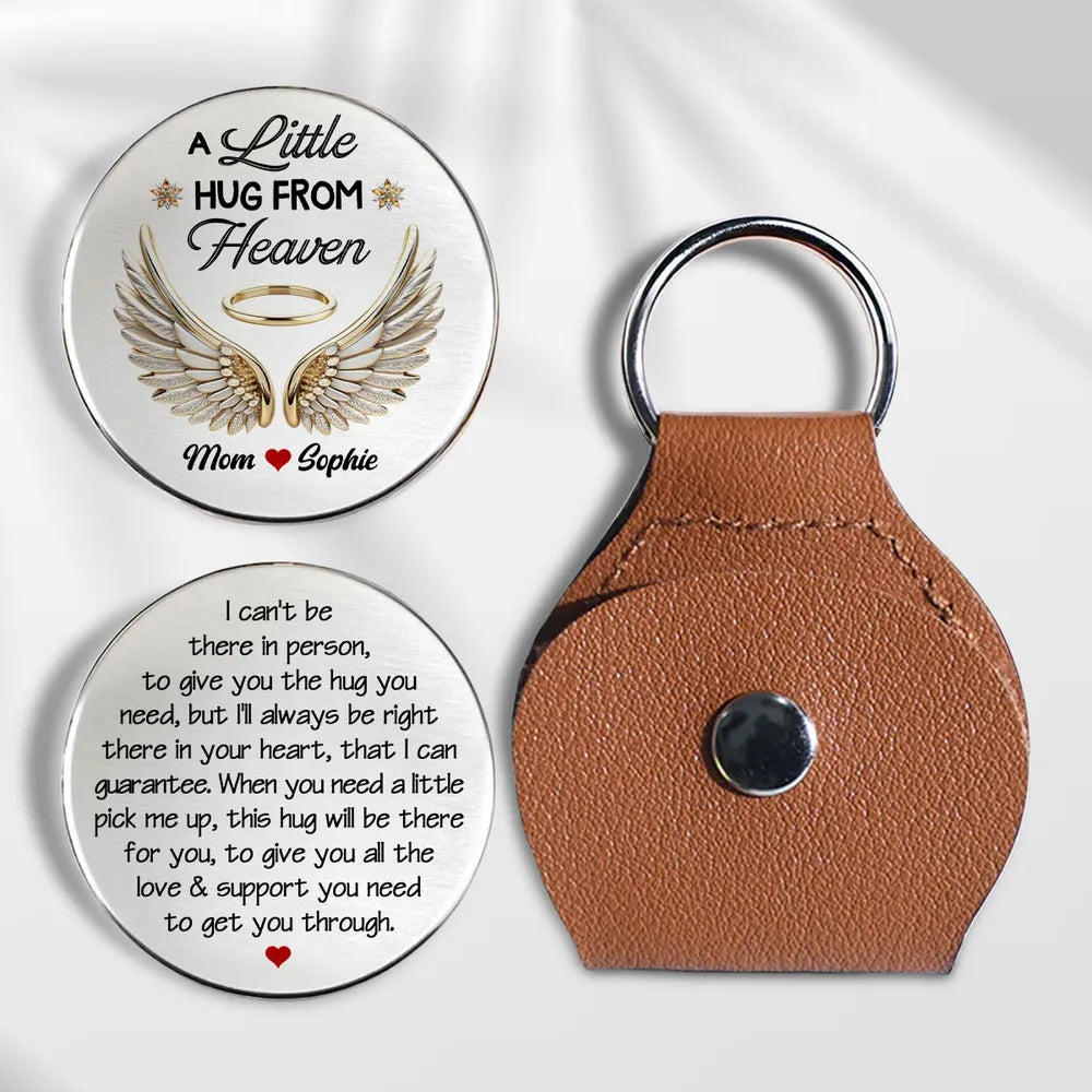 A Little Hug From Heaven - Personalized Pocket Hug - Memorial Gift