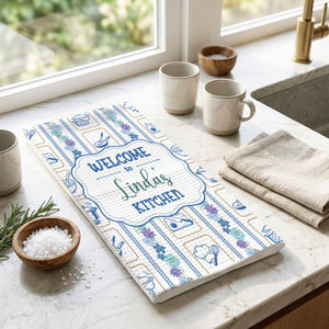 All Roads Lead Here Today - Personalized Kitchen Towel