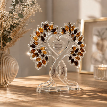 Tree of Love Keepsake - Personalized Acrylic Block
