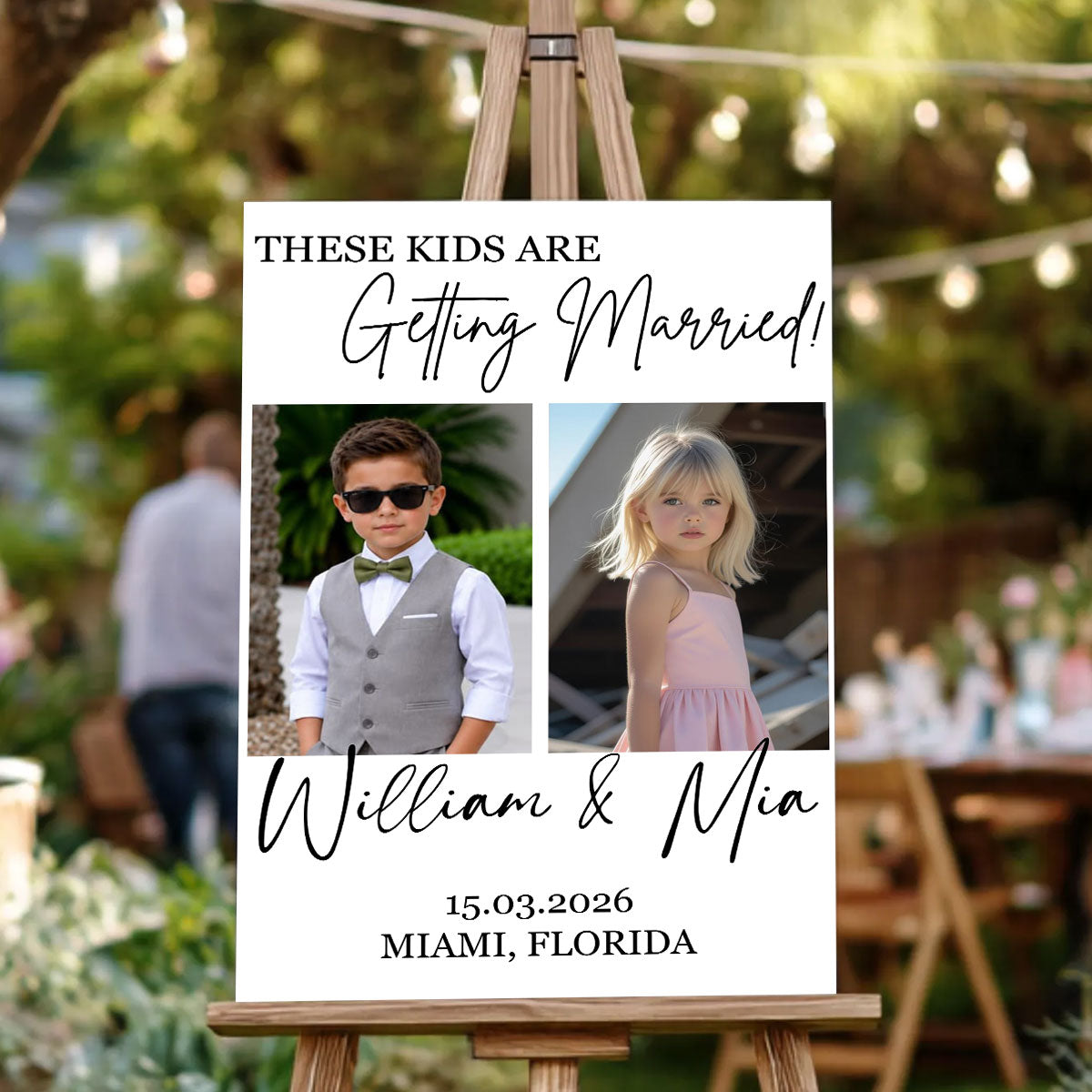 These Kids Are Getting Married - Peronsalized Poster