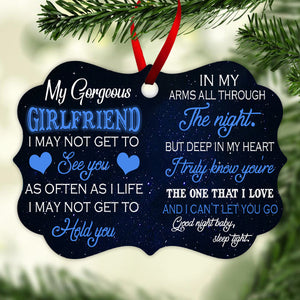 May Not Get To See You As Often As I Like Live - Personalized Ornament - Gift For Girlfriend