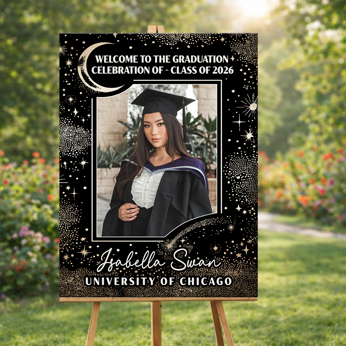Graduation Moon and Star - Personalized Welcome Sign 1_afd7c370-9384-4694-a1c2-a232b42c8e60.png