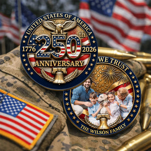United States Of America 250th Anniversary - Personalized Ceramic Ornament