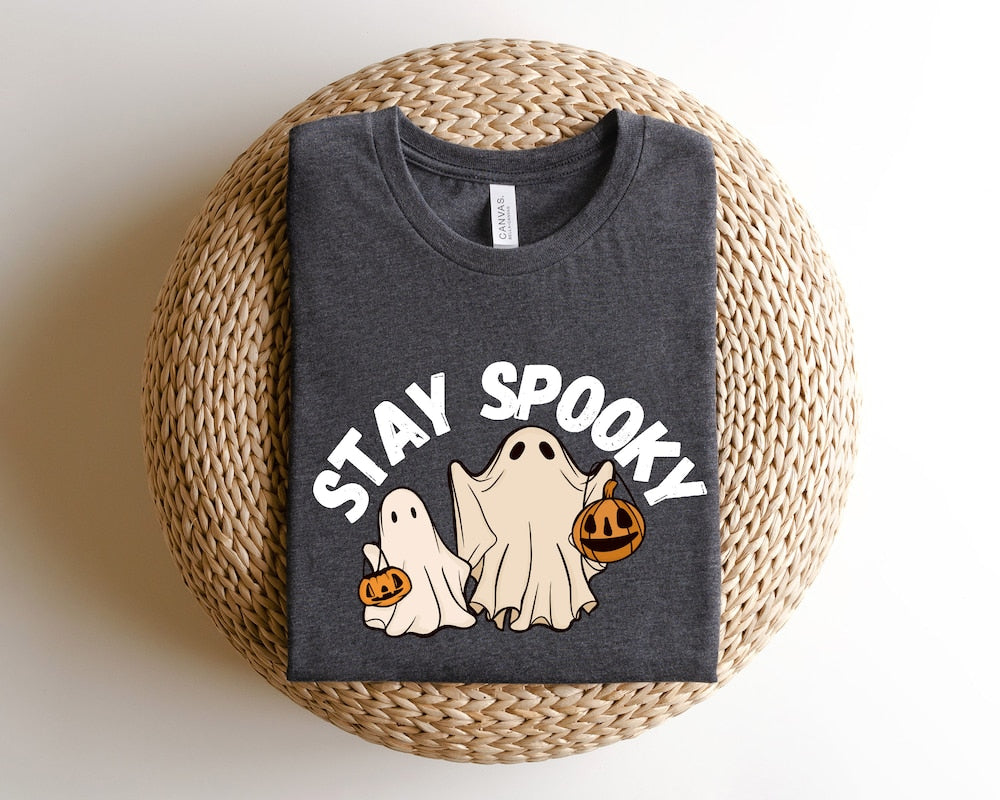 Stay Spooky Sweatshirt, Halloween Sweatshirt, Halloween Gift Hoodie, Womens Halloween Sweatshirt, Spooky Season Shirt, Ghost Halloween 1.jpg