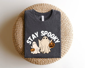 Stay Spooky Sweatshirt, Halloween Sweatshirt, Halloween Gift Hoodie, Womens Halloween Sweatshirt, Spooky Season Shirt, Ghost Halloween 1.jpg