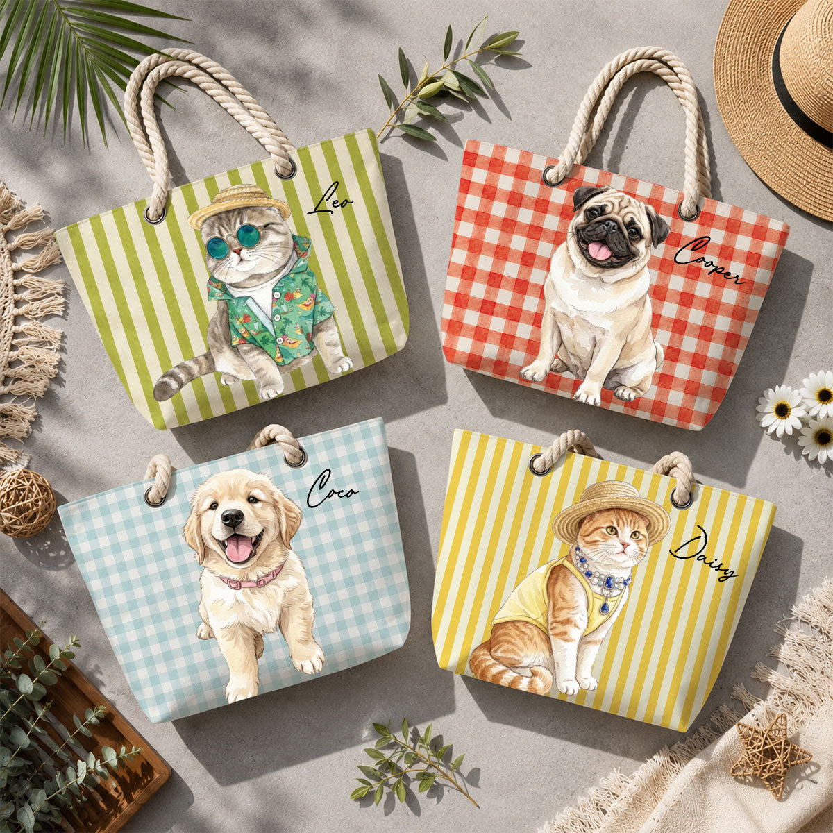 Beachside Barkers - Personalized Custom Beach Bag