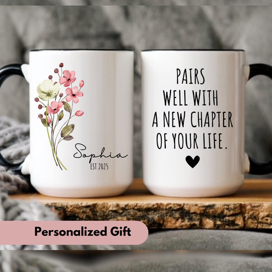 Custom Breakup gift, Divorce gift, new chapter, fresh start, warrior gifts, Motivational coffee mug, Divorce gift encouragement, for her