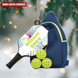 Pickleball Kit - Personalized Acrylic Ornament - Christmas Gift For Pickleball Players, Pickleball Lovers