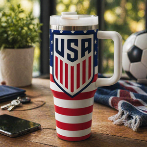 2026 World Cup National Team Travel Mug, 40oz Stainless Tumblr Car Mug,Steel Soccer Tumbler for Fans