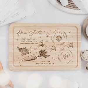 Christmas Eve Board for Santa, Santa Treat Board, Christmas Eve Plate for Father Christmas, Santa Treat Plate Christmas