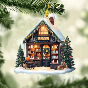 Hairstylist Shop Personalized Ornament, Christmas Gift For Barber