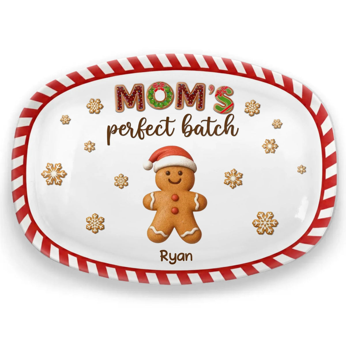 Christmas Little Cookies - Personalized Platter - Christmas Gift, Holiday Home Decoration