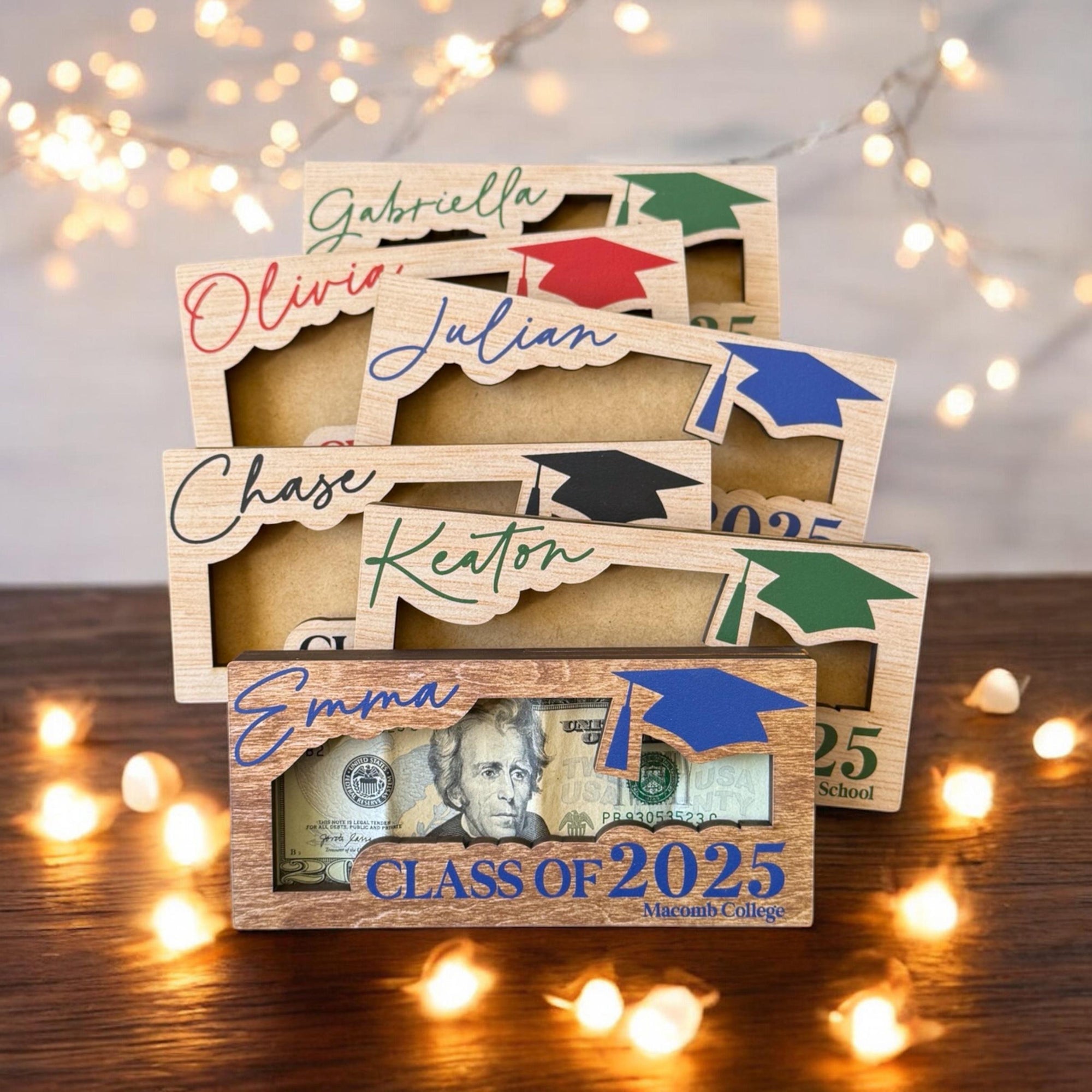 Graduation Money Holder - Personalized Graduation Money Holder - 2025 Graduation Money Holder - Graduation Gifts 2025 - Class of 2025