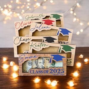 Graduation Money Holder - Personalized Graduation Money Holder - 2025 Graduation Money Holder - Graduation Gifts 2025 - Class of 2025