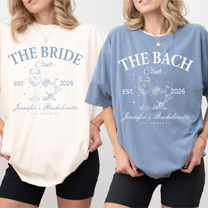 Comfort Colors Custom Personalized Bachelorette Party Matching Shirts, Luxury Personalized Bachelorette Party Shirts, Bridedesmaid Matching