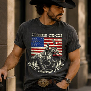 Ride Free 1776 2026 - 250 Years United States of America Shirt