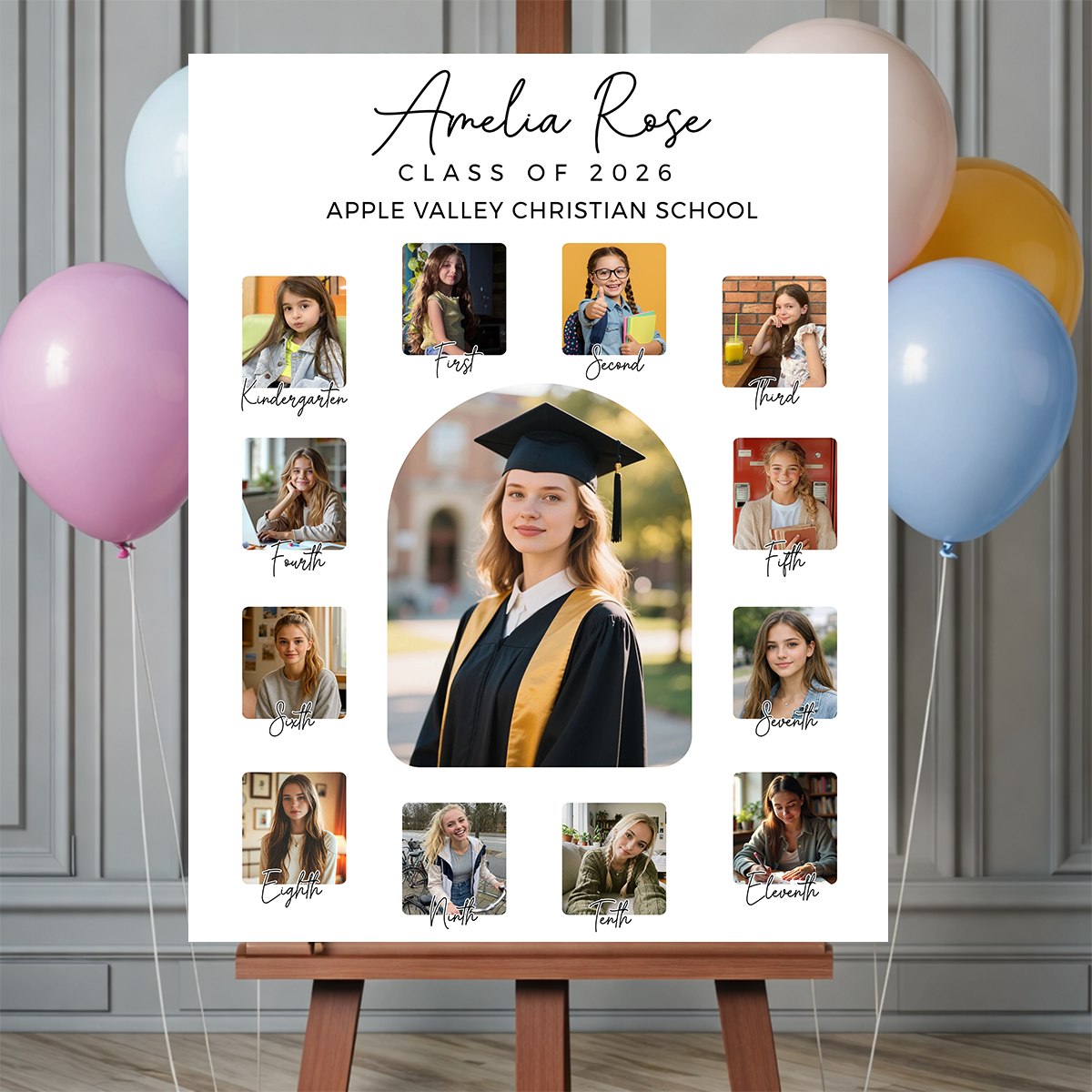 Graduation K-12 Graduation - Personalized Welcome Sign 1_c075d51f-ee36-40a8-9643-923f5085f228.png