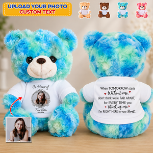 In Honor Of Memorial Forever In My Heart Teddy Bear - Memorial Gift - Personalized Plush Bear