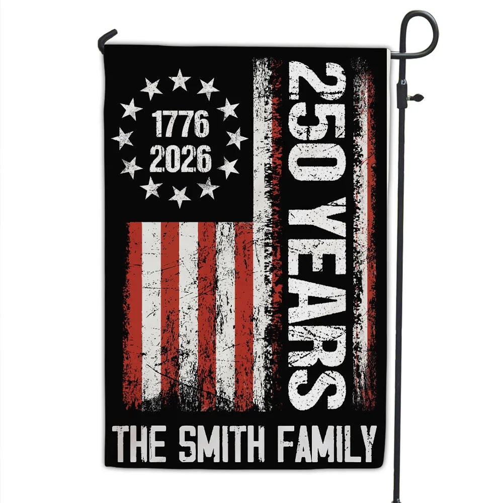 Liberty Lives In Our Home - Personalized Garden Flag - 4th Of July Gift, Independence Day Home Decoration