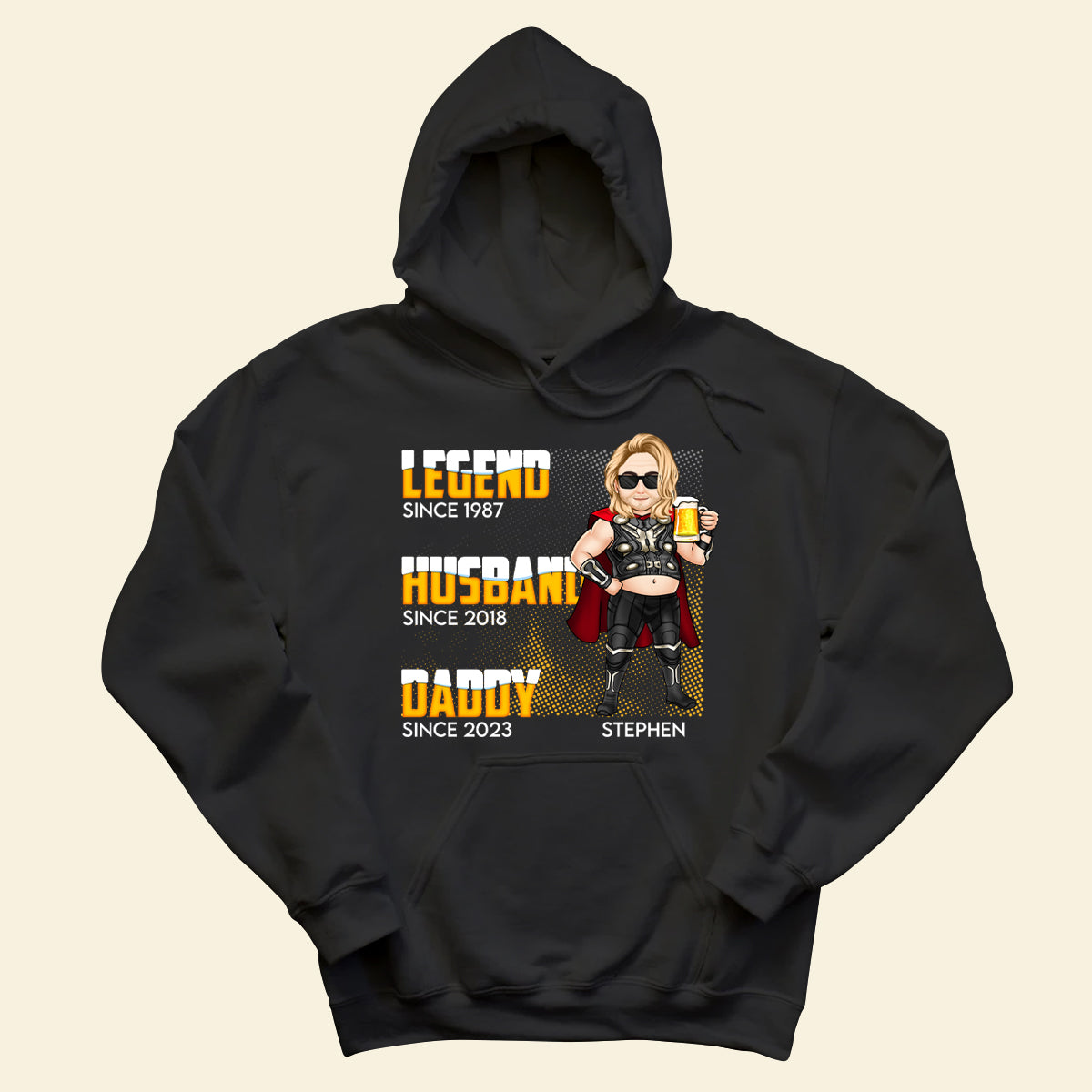 Legend Husband Daddy Dad Bod - Personalized Shirt - Father's Day, Birthday, Funny Gift For Dad
