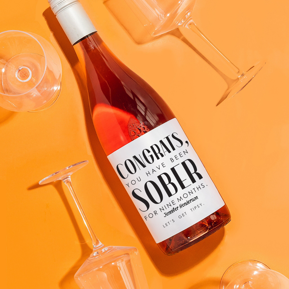 NEW MOM Custom Name Champagne Label, Funny Mom Gift, New Baby Gift, First Mother's Day, New Mom Wine Label, Funny Maternity Label