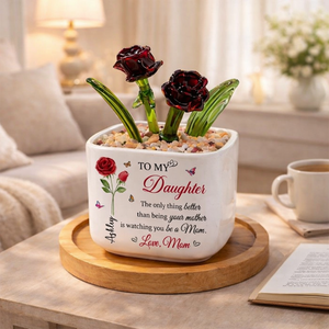Mother Daughter Glass Flower Pot, The Only Thing Better Than Your Mother, Mother's Day Gift for Daughter, New Mom, Daughter Gift from Mom