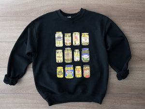 Vintage Canned Pickles Sweatshirt, Pickle Shirt, Pickle Crewneck Sweatshirt, Pickle Lovers Hoodie, Pickle Crewneck Sweatshirt, Canning Shirt 1.jpg