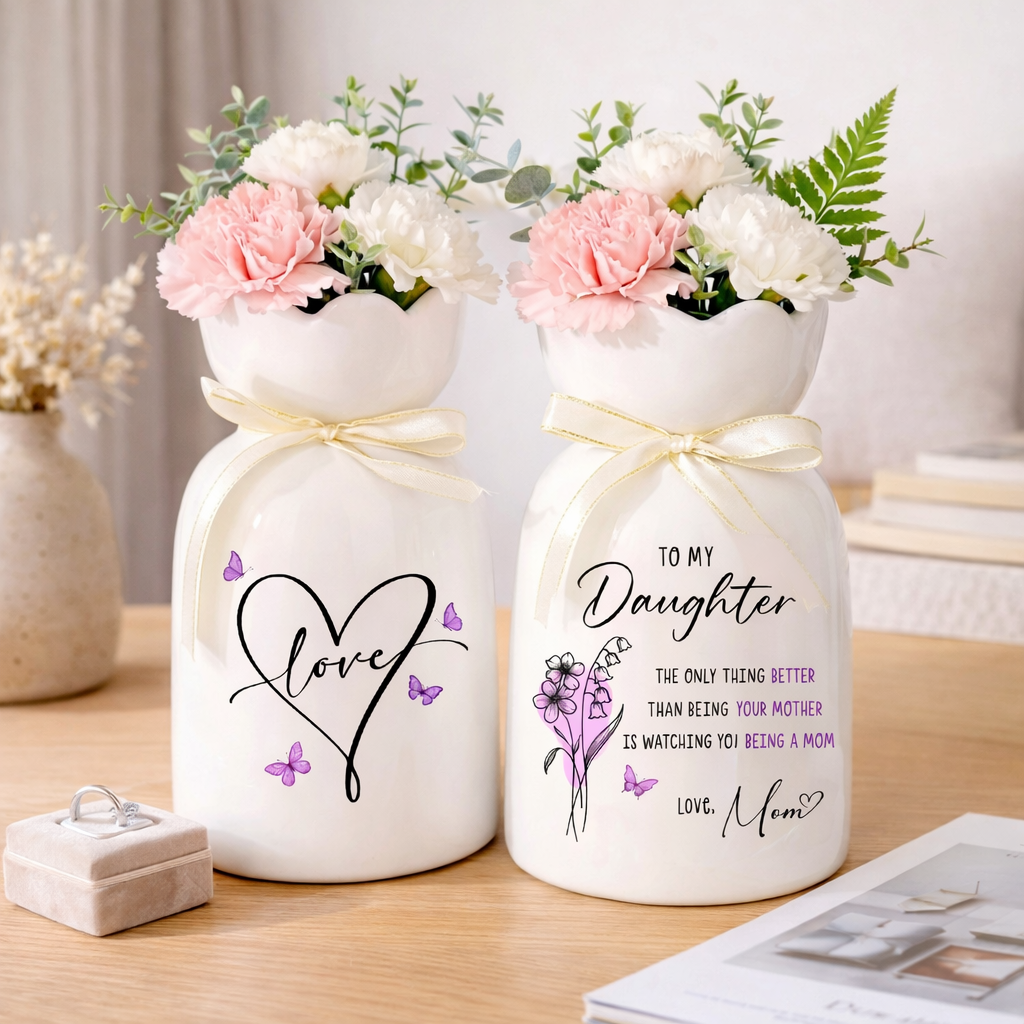 The Only Thing Better Than Being Your Mother Vase, New Mom Gift, Mothers Day Gift for Daughter, To My Daughter Flower, Daughter Flower Vase