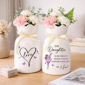 The Only Thing Better Than Being Your Mother Vase, New Mom Gift, Mothers Day Gift for Daughter, To My Daughter Flower, Daughter Flower Vase