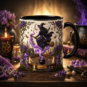 The Witch Coffee Accent Mug - Personalized Gifts For Witch Lovers