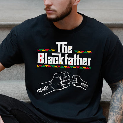 The Black Father - Personalized T-Shirt For Dad 1_ce7f69fa-66fc-4dd1-a69c-2bd014158b69.jpg