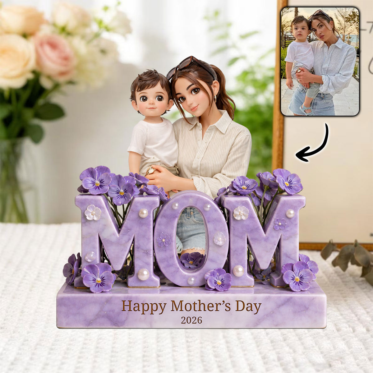 Floral Mom Keepsake with Photo - Personalized Mother Custom Shaped Acrylic Plaque 1_cf498b11-db7d-4aac-91a0-822bd8df9b23.jpg