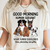 Good morning, Human Servant Your Furry Overlord Here Personalized T-Shirt Perfect Gift For Dog Lovers Dog Mom Dog Dad