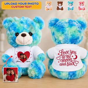 Love You To The Moon and Back - Personalized Teddy Bear