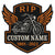 Biker Memorial Patch, RIP Patches for Vest, Custom Biker Patches, Iron on Rest In Peace Patch