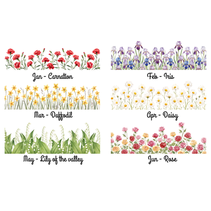 Born To Bloom - Personalized Makeup Bag - Gift For Sister, Bestie, Friend, Birthday Gift