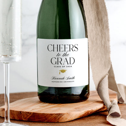 Graduation Gift Champagne Labels, Grad Party Custom Wine Labels, Sorority Seniors Gift, Graduation Party Favor, Nursing School Graduate Gift