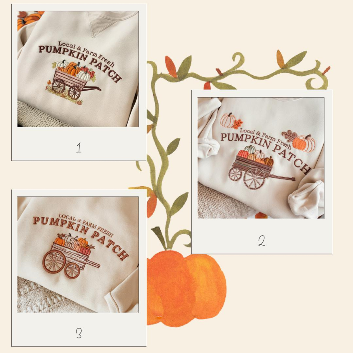 Pumpkin Patch Sweatshirt, Fall Sweatshirt, Pumpkin Crewneck, Halloween Gift, Cozy Fall Aesthetic
