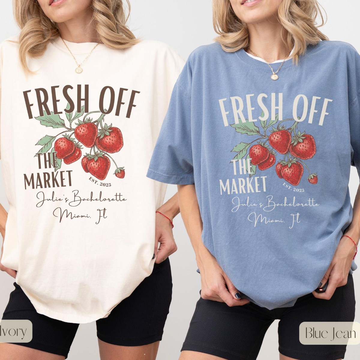Fresh Off The Market Bachelorette Shirt, Summer Bachelorette Party Shirts, Shes Off the Market Shirts, Strawberry Bach Tee, Bach Party Tees