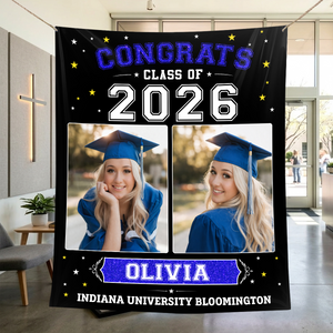 Class Of 2026 Style Personalized Graduation Backdrop