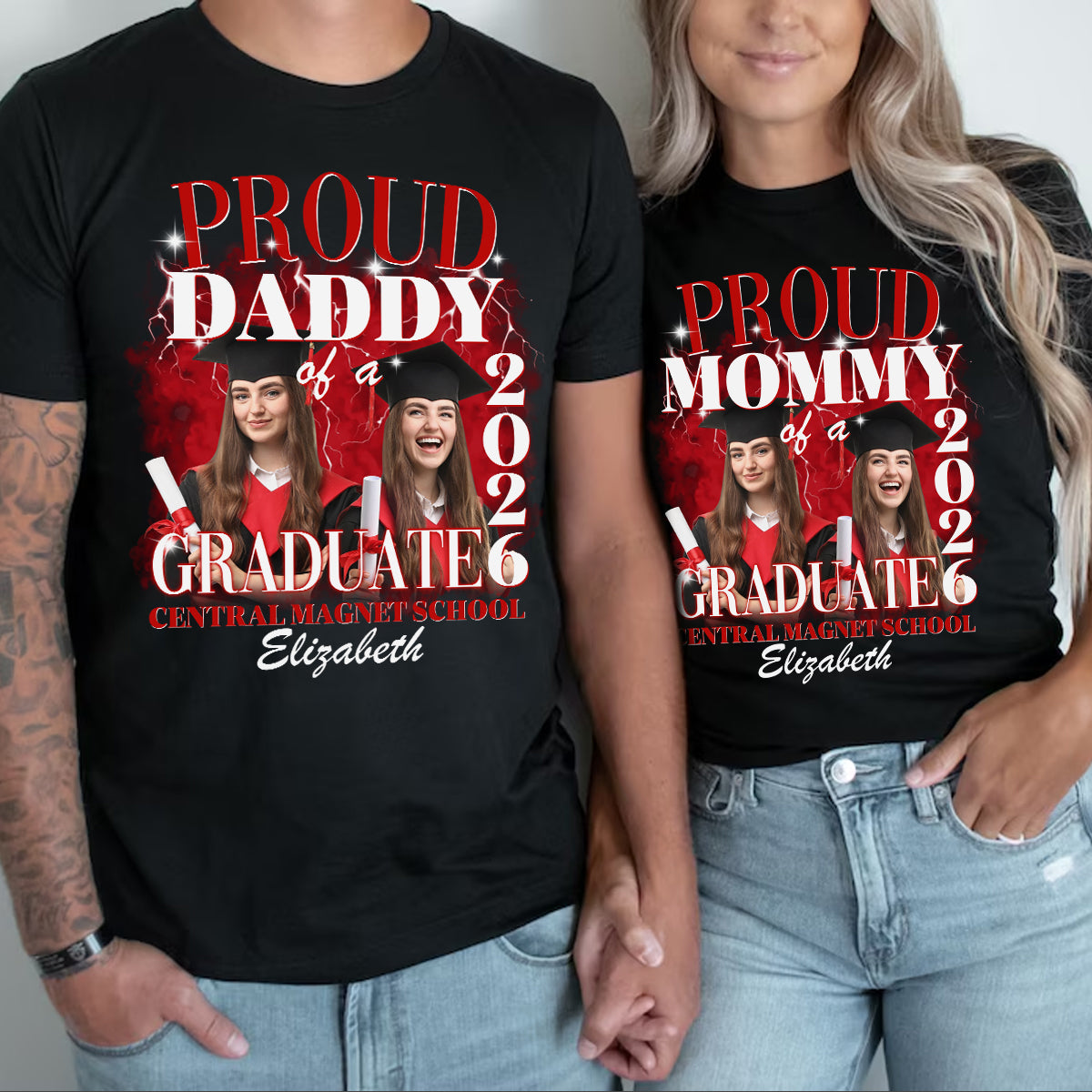 Proud Family of Graduate 2026 - Personalized Family Shirt