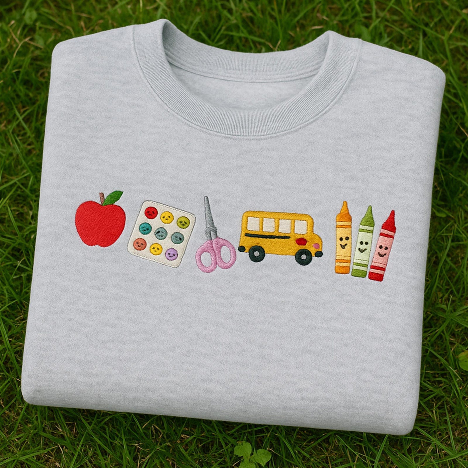 Apple Teacher Apparel, Back To School Teacher Apparel, Embroidered Classroom Shirt, Gift for Teacher
