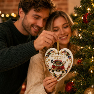 First Christmas We Became Mr & Mrs Ornament - Real 3D Raised Ornament