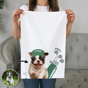 Stay Paw-sitive - Golf Towel