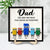 Dad You Are The Piece - Personalized Picture Frame - Father's Day Gift for Dad