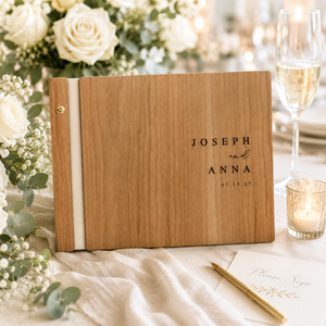 Elegant Wedding Guest Book Instant Photo Booth Album, Wedding Gift, Anniversary Gift
