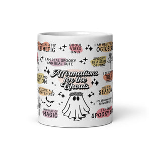 Halloween Affirmation Mug, Halloween Mug, Halloween Cup, Spooky Mug, Spooky Vibes Mug, Autumn Mug, Halloween Gifts, Trick Or Treat