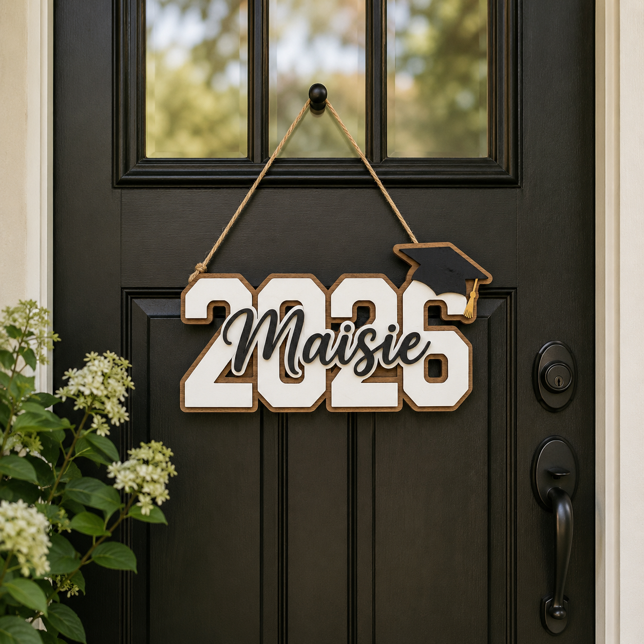 Personalized Graduation Sign 2026, Custom Name Graduation Decor, Senior Photo Prop, Grad Party Decoration